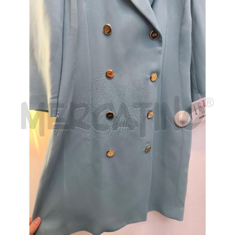VESTITO DONNA ELISABETTA FRANCHI AZZURRO | Mercatino dell'Usato Volpago del montello 3