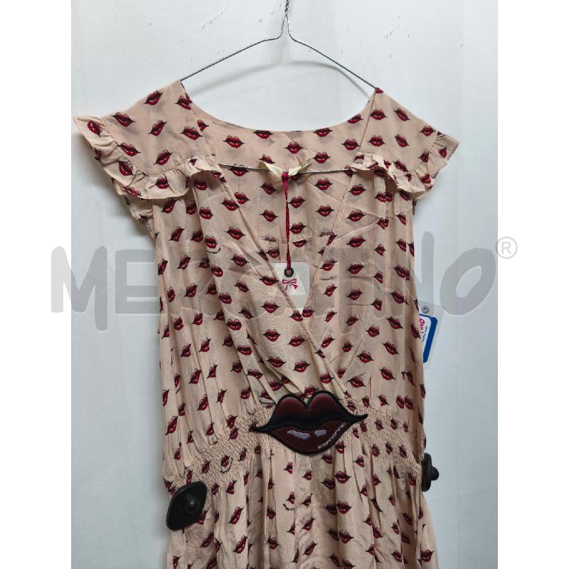 VESTITO DONNA FORNARINA ROSA LABBRA  | Mercatino dell'Usato Volpago del montello 2