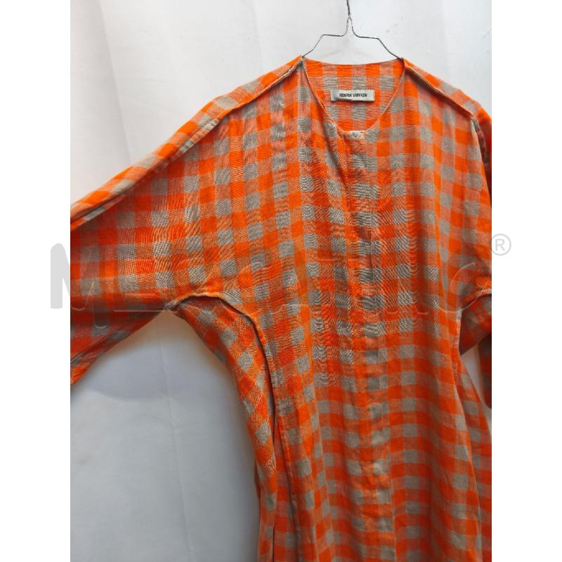 VESTITO DONNA HENRIK VIBSKOV QUADRI PANNA ARANCIONE  | Mercatino dell'Usato Volpago del montello 3
