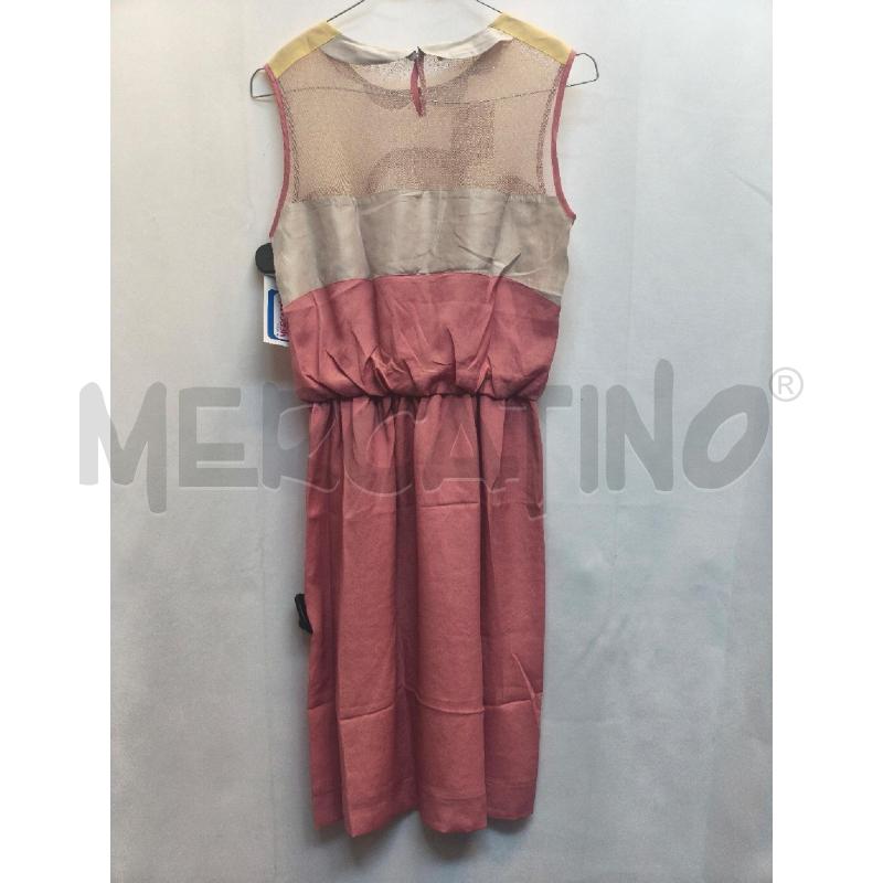 VESTITO DONNA LAZZARI GRIGIO ROSA  | Mercatino dell'Usato Volpago del montello 4