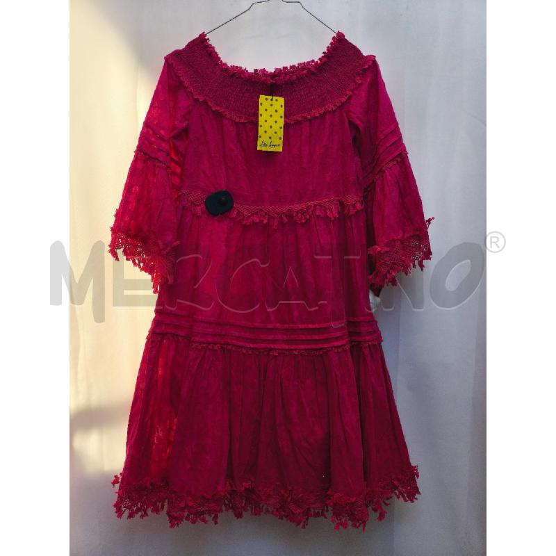 VESTITO DONNA LUISA SPAGNOLI FUCSIA  | Mercatino dell'Usato Volpago del montello 4