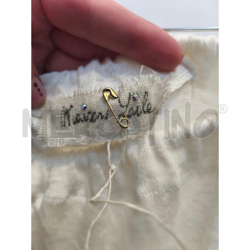 VESTITO DONNA MAISON LAILE 100% LINO PIZZO SOTTO  | Mercatino dell'Usato Volpago del montello 2