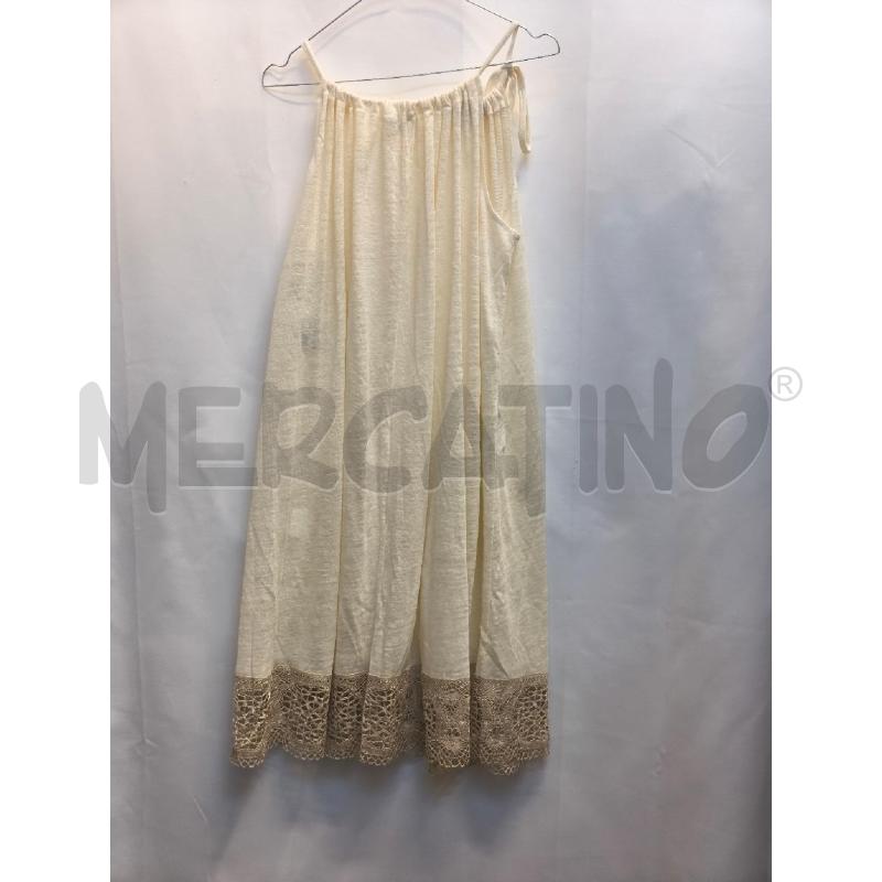 VESTITO DONNA MAISON LAILE 100% LINO PIZZO SOTTO  | Mercatino dell'Usato Volpago del montello 4