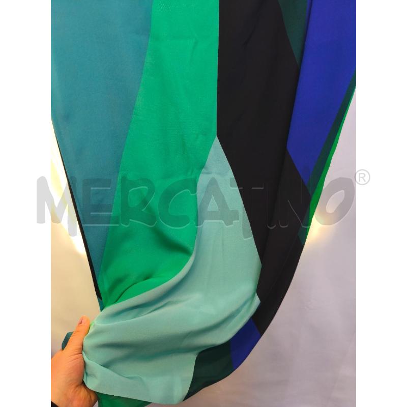 VESTITO DONNA MAXMARA  VERDE AZZURRO NERO | Mercatino dell'Usato Volpago del montello 3