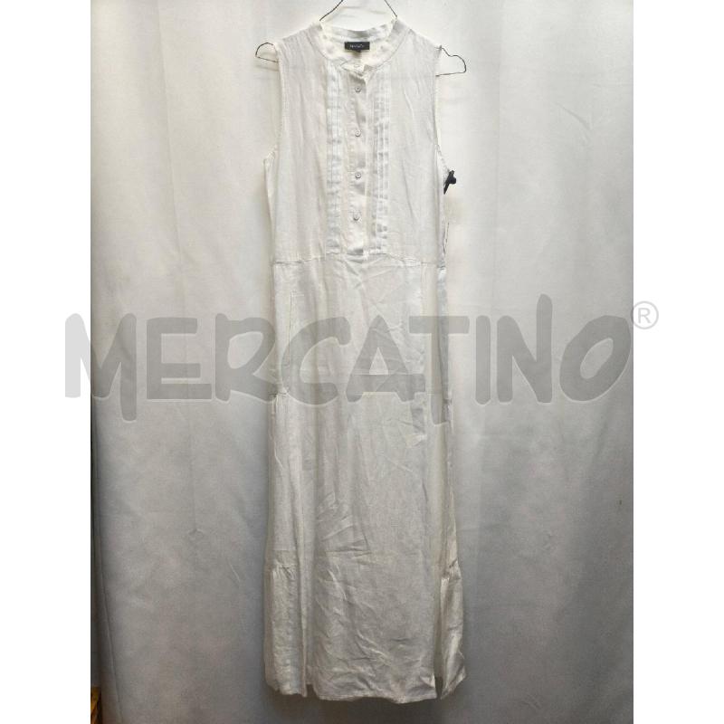 VESTITO DONNA MAX CO BIANCO LUNGO  | Mercatino dell'Usato Volpago del montello 1