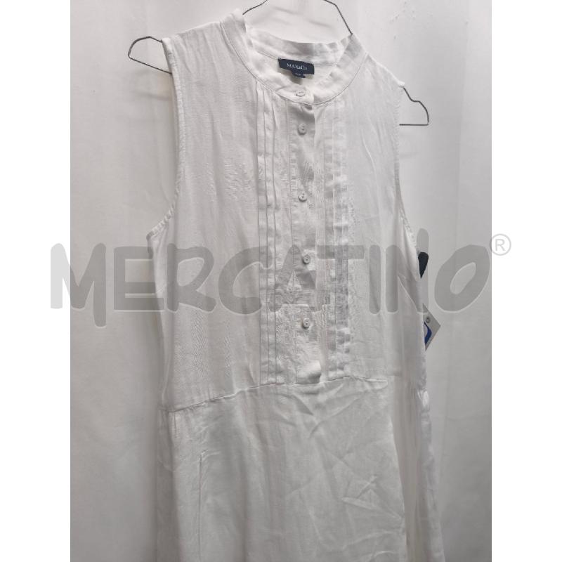 VESTITO DONNA MAX CO BIANCO LUNGO  | Mercatino dell'Usato Volpago del montello 3