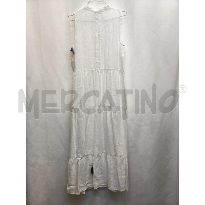 VESTITO DONNA MAX CO BIANCO LUNGO  | Mercatino dell'Usato Volpago del montello 4