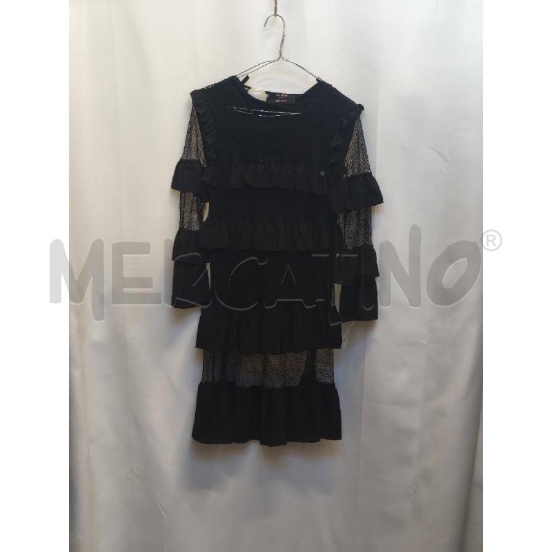 VESTITO DONNA MYTWIN NERO RETE BALZE | Mercatino dell'Usato Volpago del montello 1