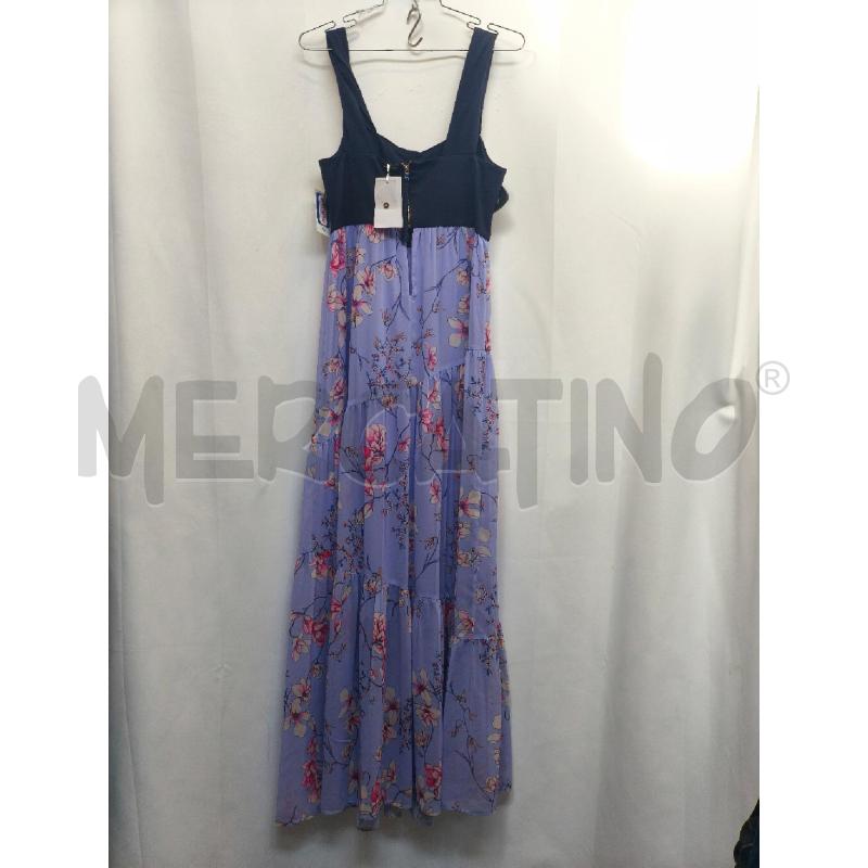 VESTITO DONNA NENETTE BLU VIOLA FIORI  | Mercatino dell'Usato Volpago del montello 4