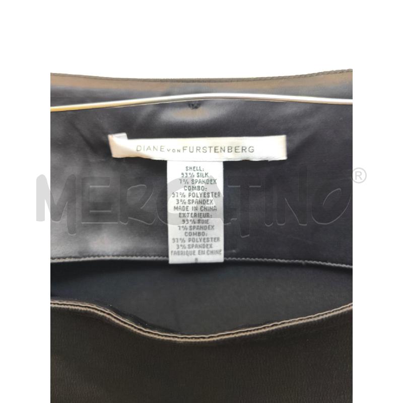 VESTITO DONNA NERO DIANE VON FURSTENBERG BOTTONI ORO | Mercatino dell'Usato Volpago del montello 2