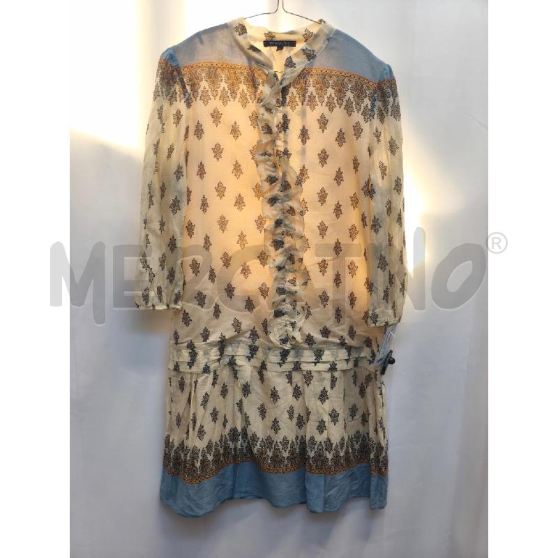 VESTITO DONNA PATRIZIA PEPE BIEGE SOTTO AZZURRO | Mercatino dell'Usato Volpago del montello 1