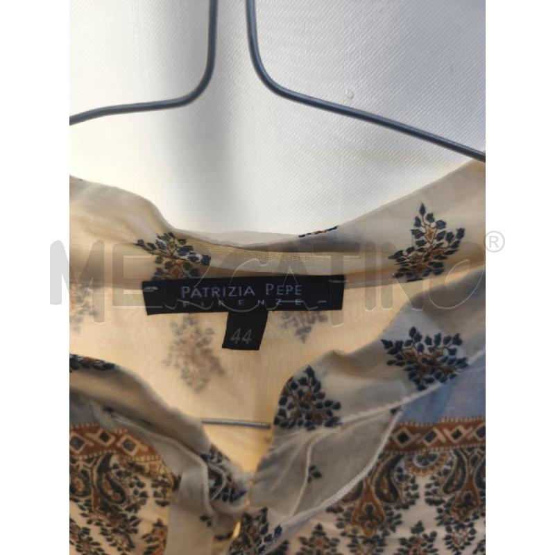 VESTITO DONNA PATRIZIA PEPE BIEGE SOTTO AZZURRO | Mercatino dell'Usato Volpago del montello 2