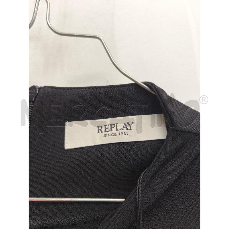 VESTITO DONNA REPLAY NERO LUNGO  | Mercatino dell'Usato Volpago del montello 3