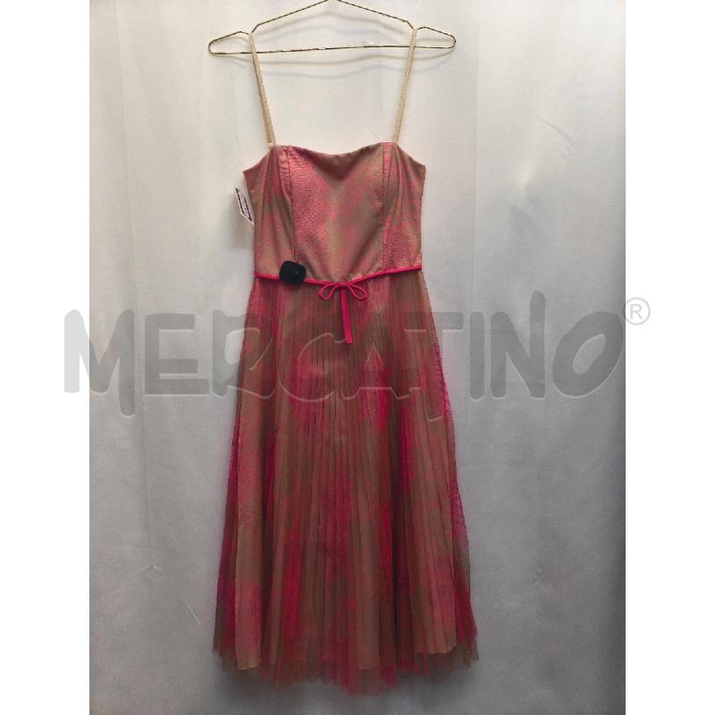 VESTITO DONNA RINASCIMENTO BIEGE FIORI  | Mercatino dell'Usato Volpago del montello 1