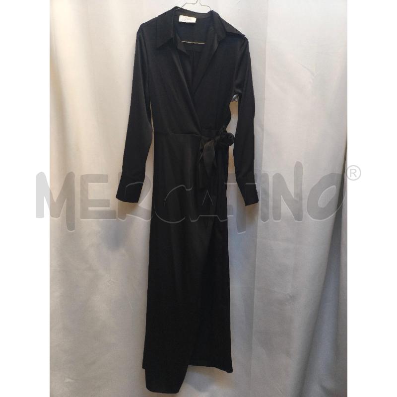 VESTITO DONNA SOALLURE NERO LUNGO LUCIDO  | Mercatino dell'Usato Volpago del montello 1
