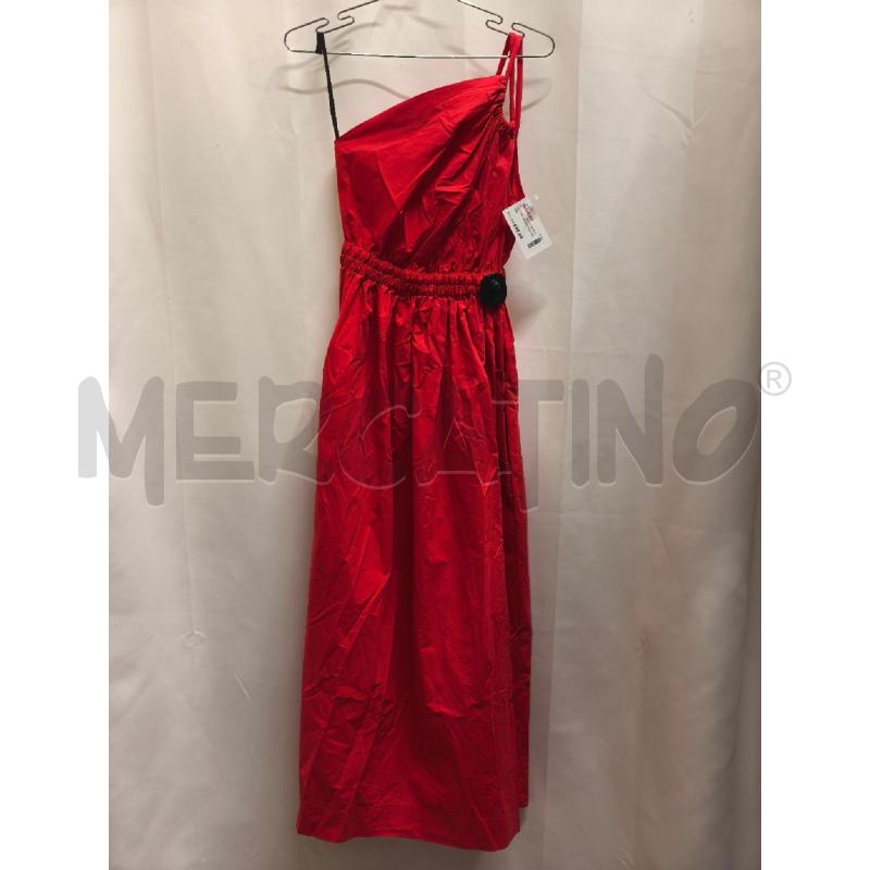 VESTITO DONNA TELA ROSSO | Mercatino dell'Usato Volpago del montello 1