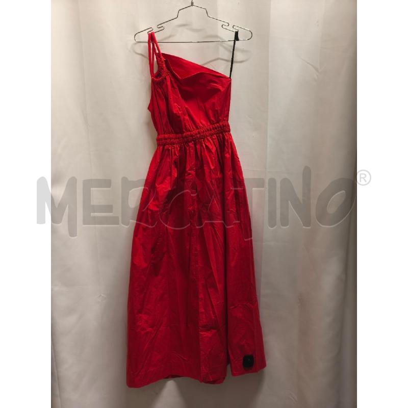 VESTITO DONNA TELA ROSSO | Mercatino dell'Usato Volpago del montello 3
