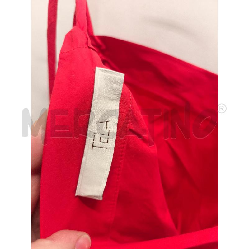 VESTITO DONNA TELA ROSSO | Mercatino dell'Usato Volpago del montello 4