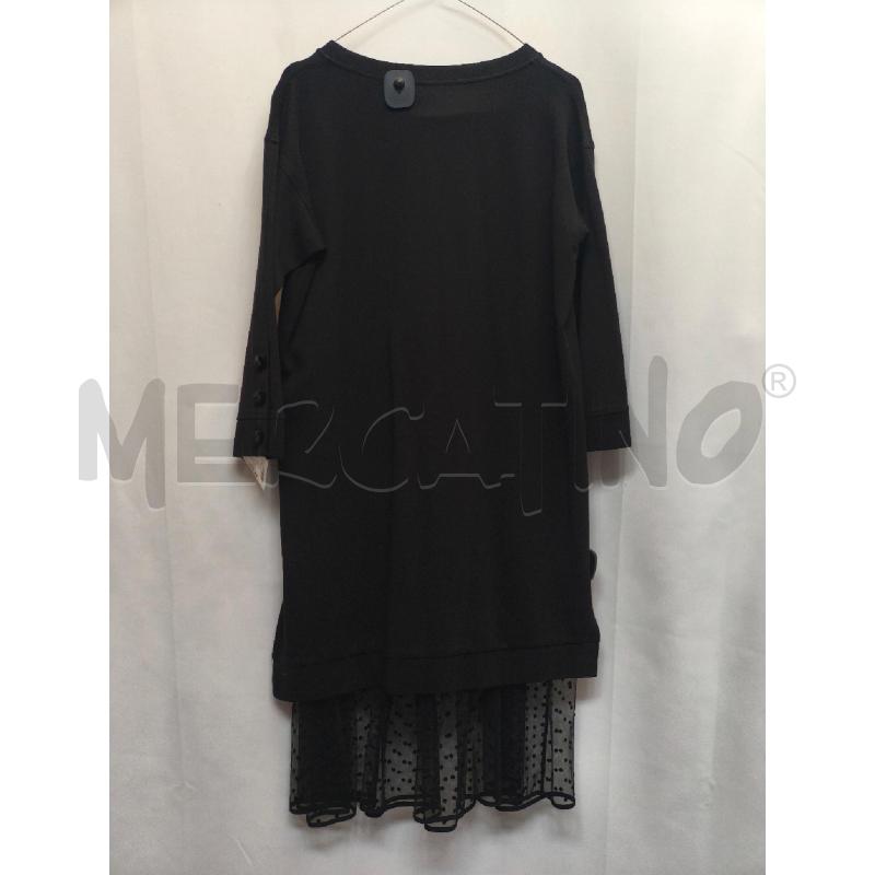 VESTITO DONNA TWINSET NERO PIZZO SOTTO  | Mercatino dell'Usato Volpago del montello 4