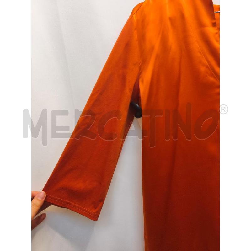 VESTITO DONNA TWINSET RASO ARANCIO NUOVO  | Mercatino dell'Usato Volpago del montello 3