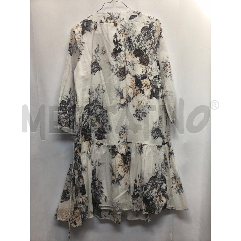 VESTITO DONNA TWIN SET BIANCA FIORI  | Mercatino dell'Usato Volpago del montello 4
