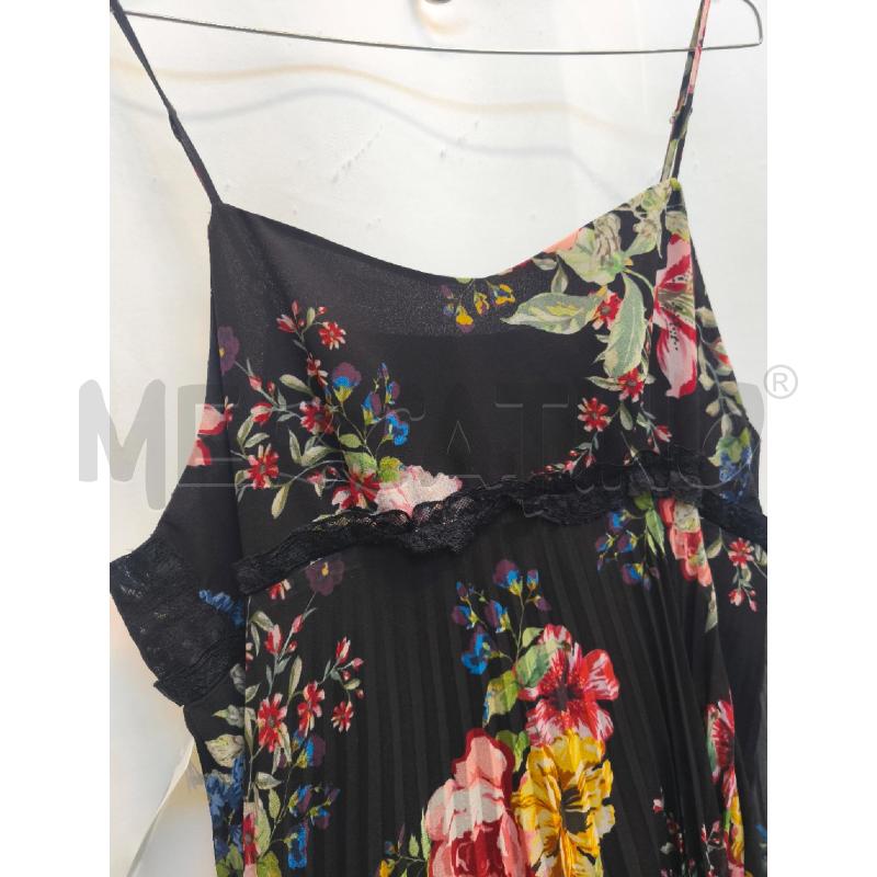 VESTITO DONNA TWIN SET NERO FIORI PIZZO LUNGO  | Mercatino dell'Usato Volpago del montello 2
