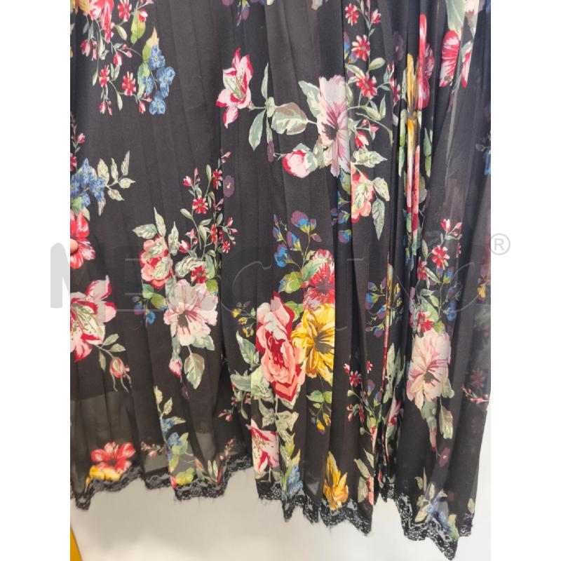 VESTITO DONNA TWIN SET NERO FIORI PIZZO LUNGO  | Mercatino dell'Usato Volpago del montello 3
