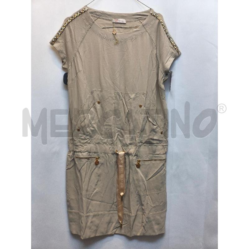 VESTITO DONNA VDP PANNA SPALLE BRILLANTINI  | Mercatino dell'Usato Volpago del montello 1