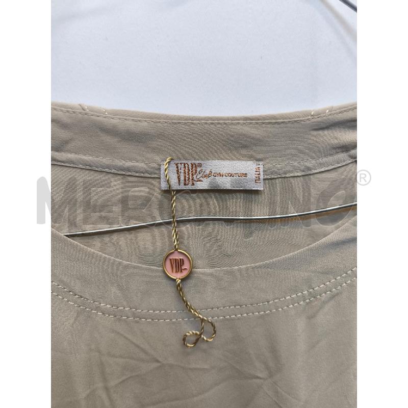 VESTITO DONNA VDP PANNA SPALLE BRILLANTINI  | Mercatino dell'Usato Volpago del montello 2