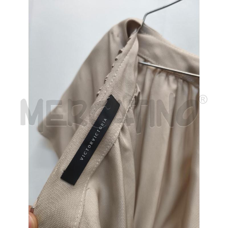 VESTITO DONNA VICTORVICTORIA BEIGE  | Mercatino dell'Usato Volpago del montello 4