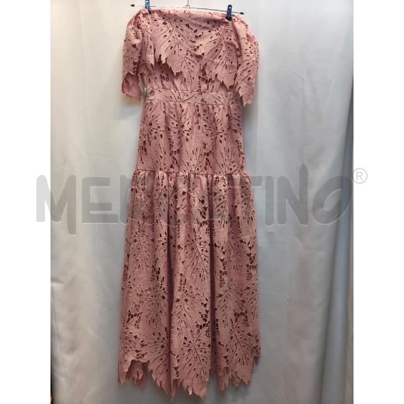 VESTITO DONNA WEILI ZHENG ROSA PIZZO | Mercatino dell'Usato Volpago del montello 1