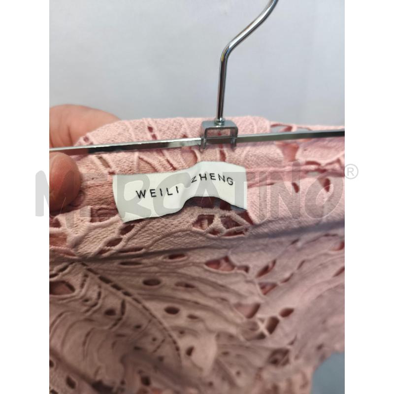 VESTITO DONNA WEILI ZHENG ROSA PIZZO | Mercatino dell'Usato Volpago del montello 5