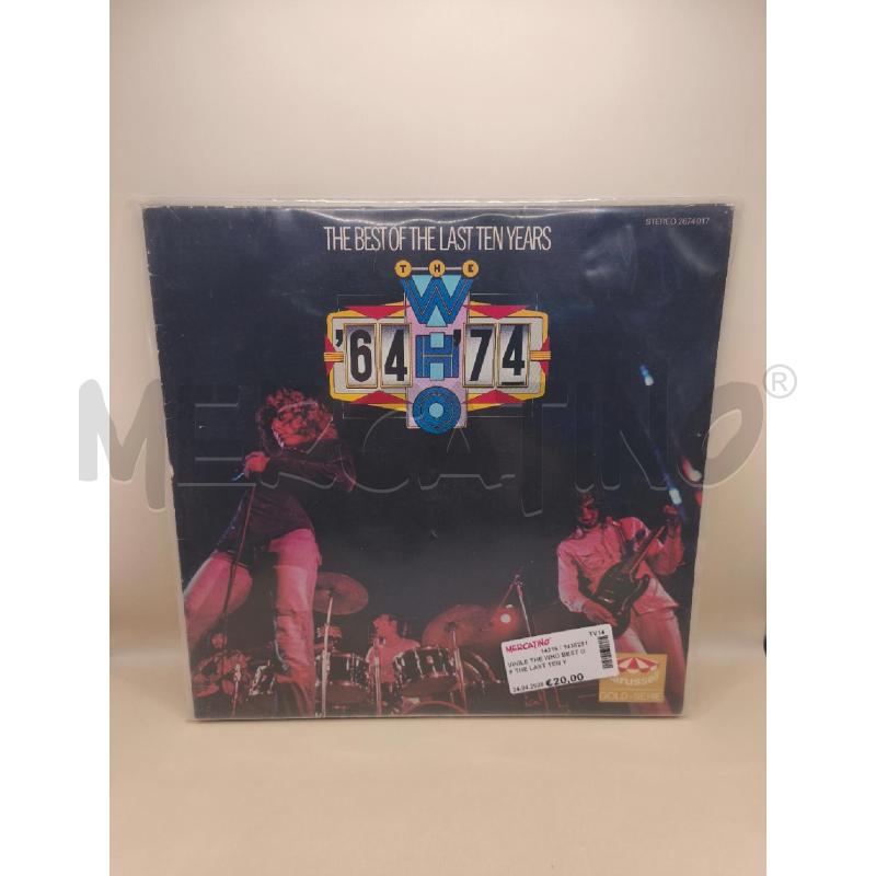 VINILE THE WHO BEST OF THE LAST TEN YEARS | Mercatino dell'Usato Volpago del montello 1