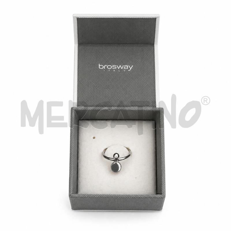 ANELLO DONNA BROSWAY ACCIAIO STRASS | Mercatino dell'Usato Gallarate 1