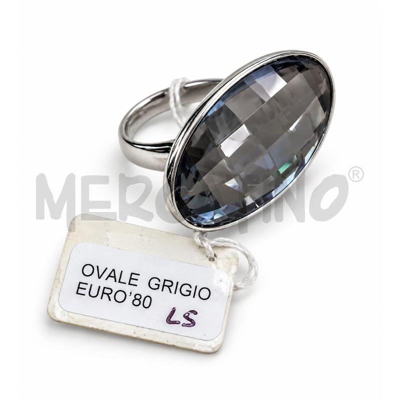 ANELLO D CALVIN KLEIN OVALE GRIGIO MISURA 7 (NUOVO / SCATOLA SBIADITA) | Mercatino dell'Usato Gallarate 2