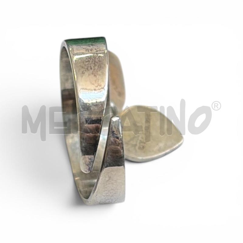 ANELLO D TIFFANY MODULABILE DOPPIO CUORE | Mercatino dell'Usato Gallarate 3