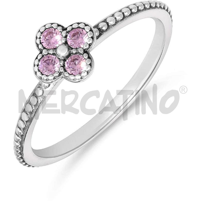 ANELLO PANDORA FIORE ROSA  | Mercatino dell'Usato Gallarate 1
