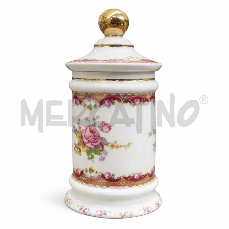 BARATTOLO A.V. DEC. T. LIMOGES PORTUGAL BIANCO ROSA DORATO | Mercatino dell'Usato Gallarate 2