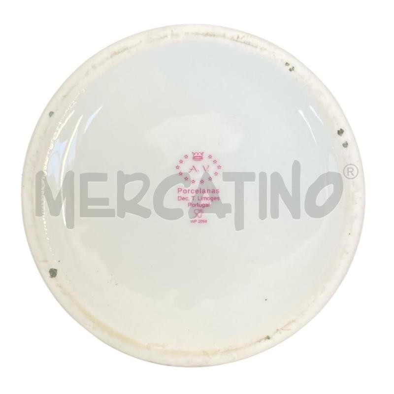 BARATTOLO A.V. DEC. T. LIMOGES PORTUGAL BIANCO ROSA DORATO | Mercatino dell'Usato Gallarate 4