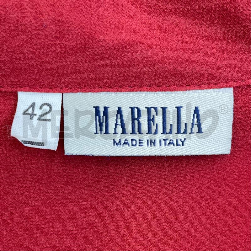 BLUSA DONNA ROSSO MARELLA CROP VELATO  | Mercatino dell'Usato Gallarate 3