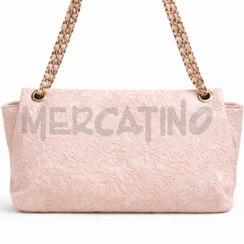 BORSA DONNA BLUGIRL ROSA PIZZO E PELLE | Mercatino dell'Usato Gallarate 2