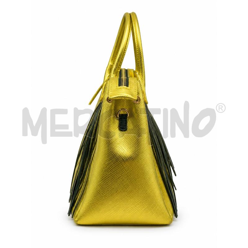BORSA DONNA GUM FRANGE GIALLA  | Mercatino dell'Usato Gallarate 3