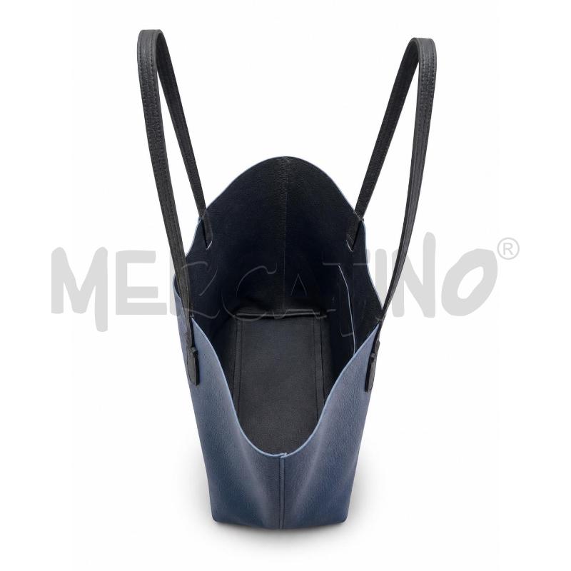 BORSA DONNA PATRIZIA PEPE BLU PELLE | Mercatino dell'Usato Gallarate 3