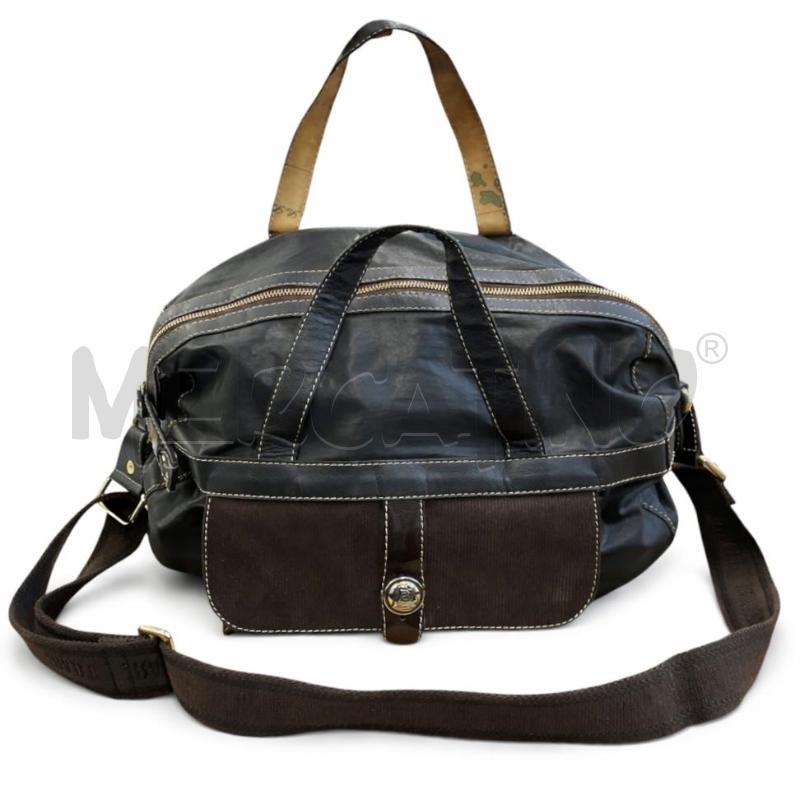 BORSA D ALVIERO MARTINI MARRONE GROSSA MORBIDA PARTE GEO | Mercatino dell'Usato Gallarate 1