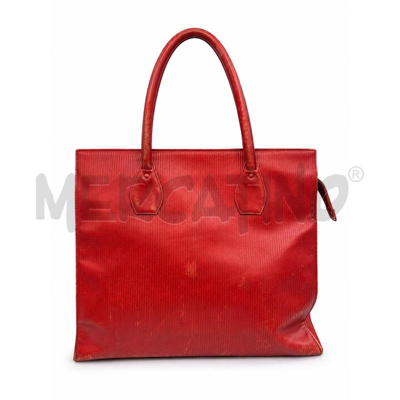 BORSA D ARMANI ROSSA RIGHE  | Mercatino dell'Usato Gallarate 4