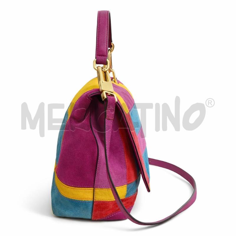 BORSA D COCCINELLE MULTICOLOR SCAMOSCIATA  | Mercatino dell'Usato Gallarate 3
