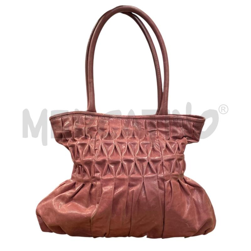 BORSA D COCCINELLE ROSA DRAPPEGGIO  | Mercatino dell'Usato Gallarate 2