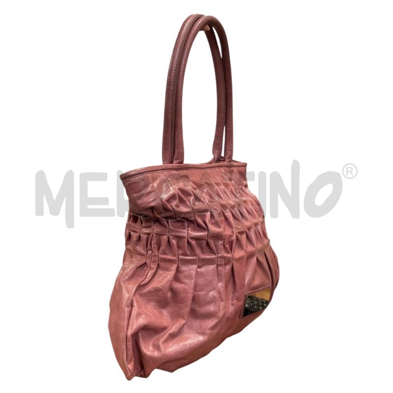 BORSA D COCCINELLE ROSA DRAPPEGGIO  | Mercatino dell'Usato Gallarate 3