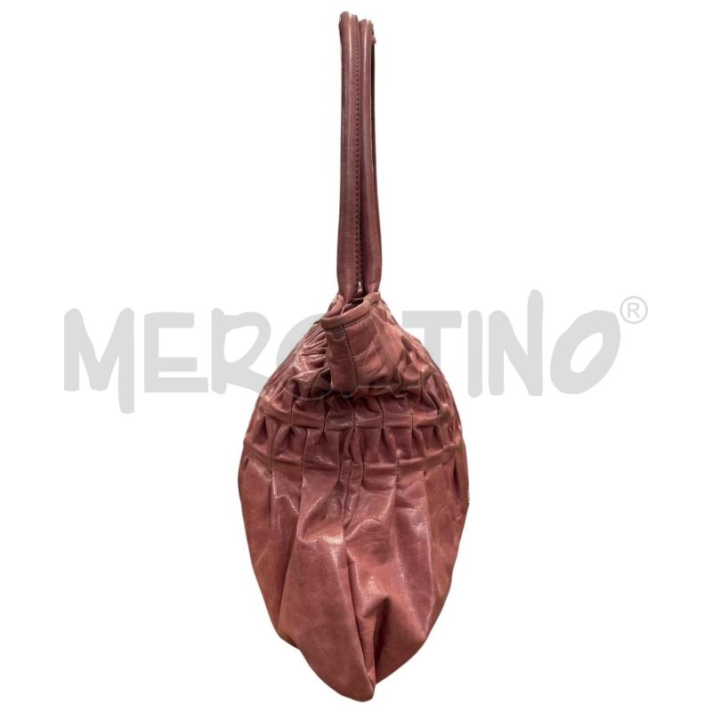 BORSA D COCCINELLE ROSA DRAPPEGGIO  | Mercatino dell'Usato Gallarate 4