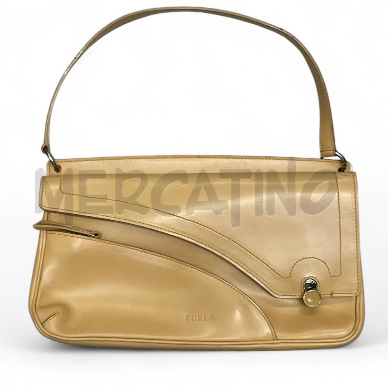 BORSA D FURLA BEIGE A SPALLA  | Mercatino dell'Usato Gallarate 1